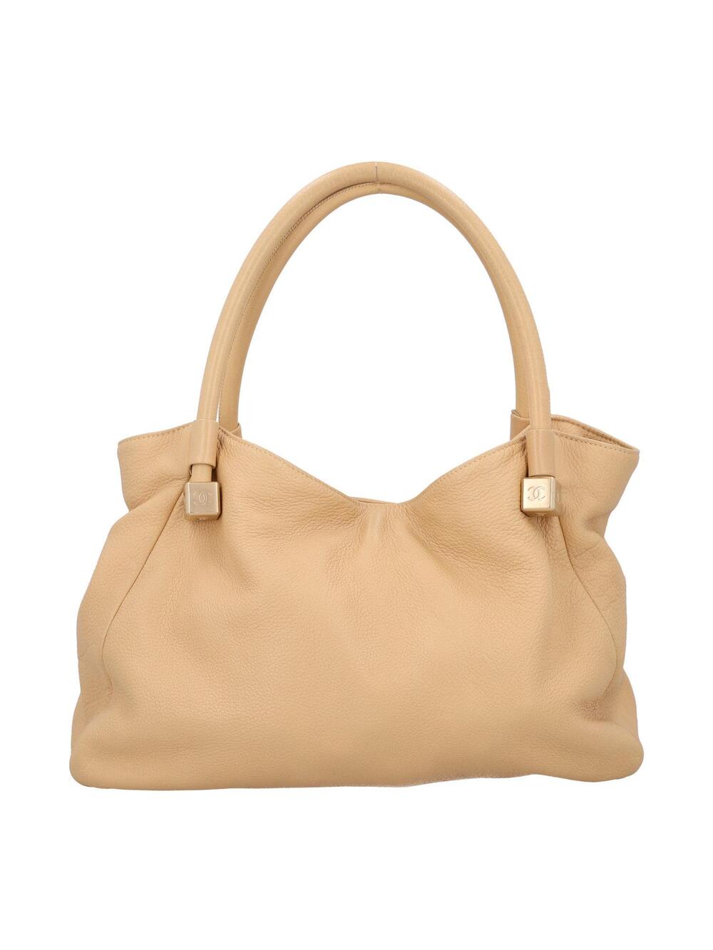 Chanel Calfskin Cc Dice Tote Bag Yellow #363738C14B